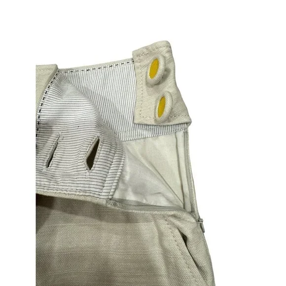 J Crew Linen Blend A Line Skirt Size 8 EUC - Picture 4 of 7